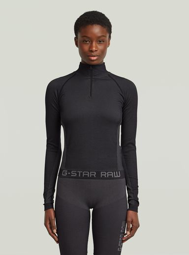 Seamless Zip Top